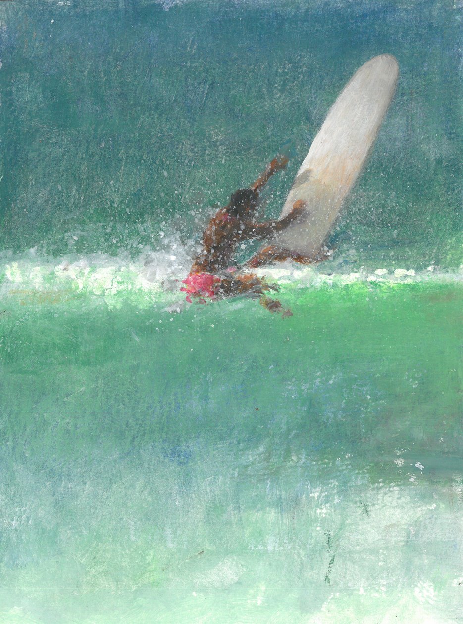Surfing 1, Sri Lanka, 2015 av Lincoln Seligman