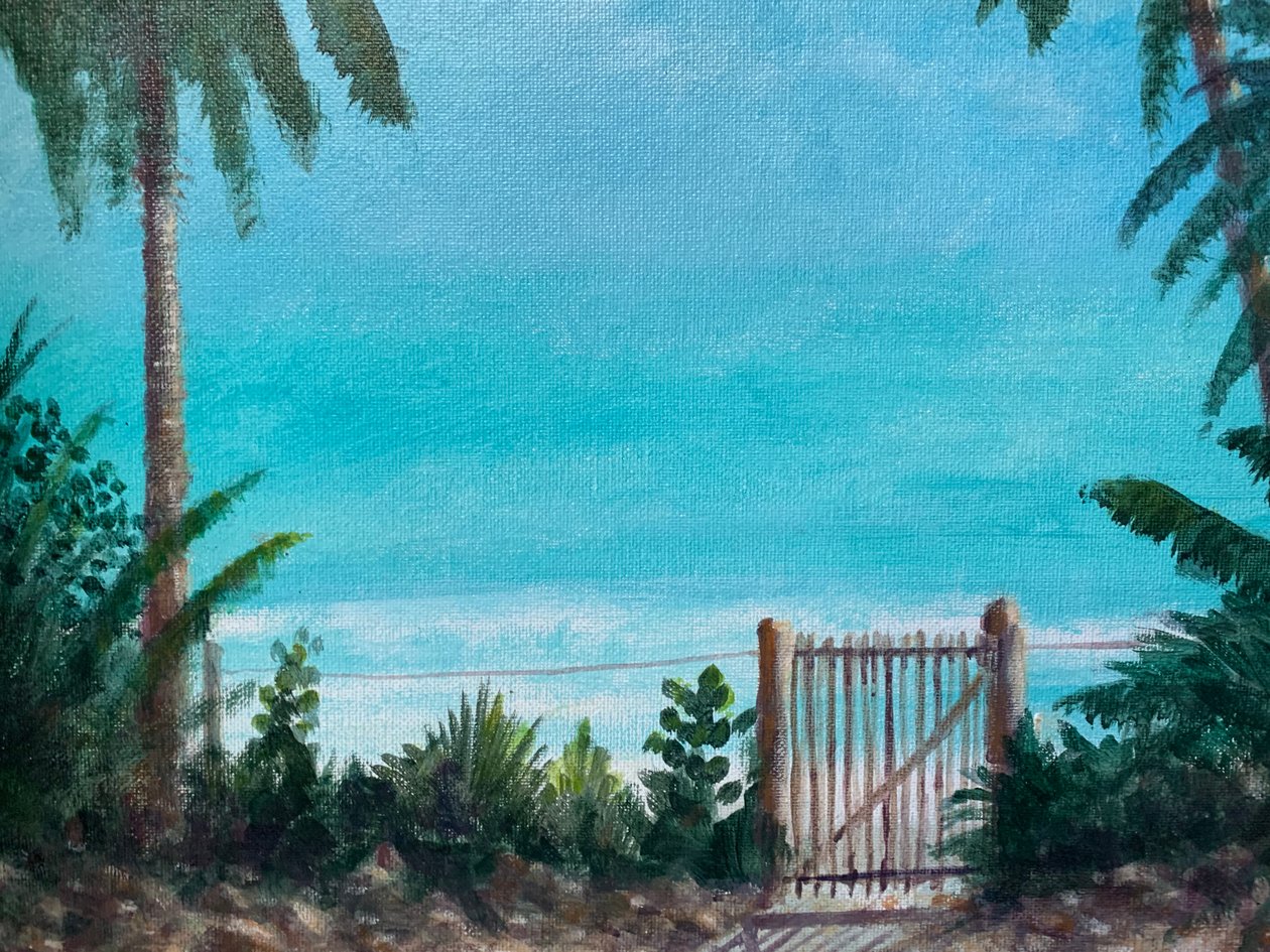 Strandstudio av Lincoln Seligman