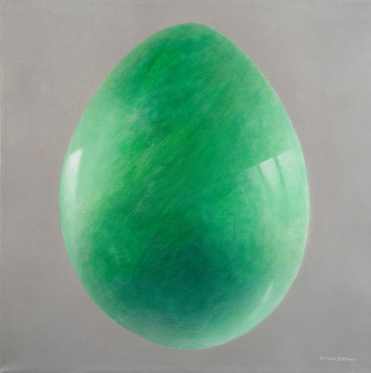Stort Jade Egg av Lincoln Seligman