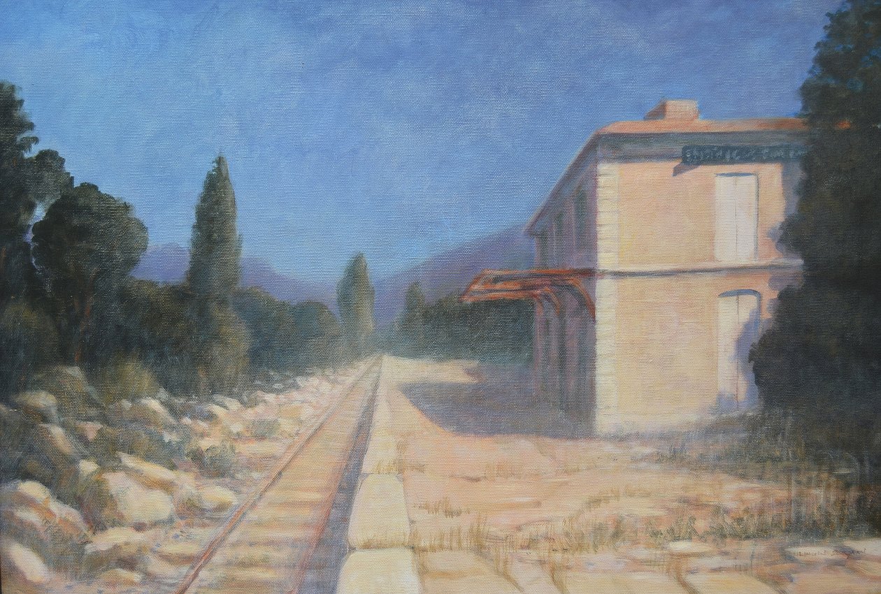 Entraigues stasjon, Provence av Lincoln Seligman