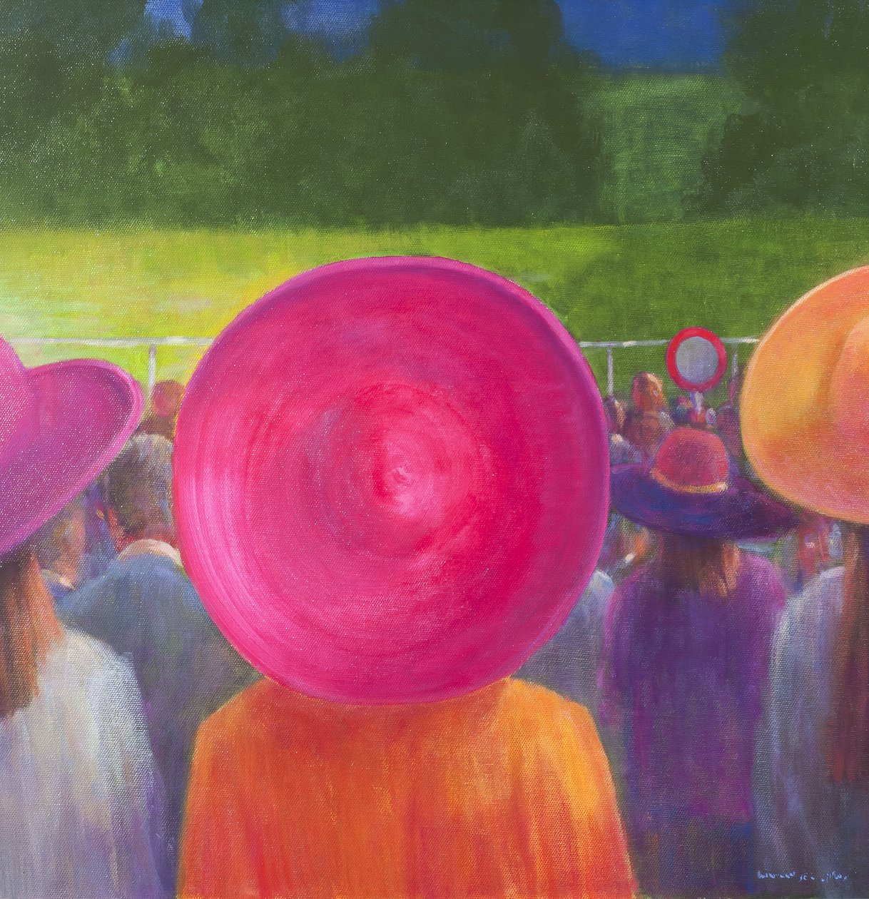 Etterbehandlingspost, hatter, 2014 av Lincoln Seligman
