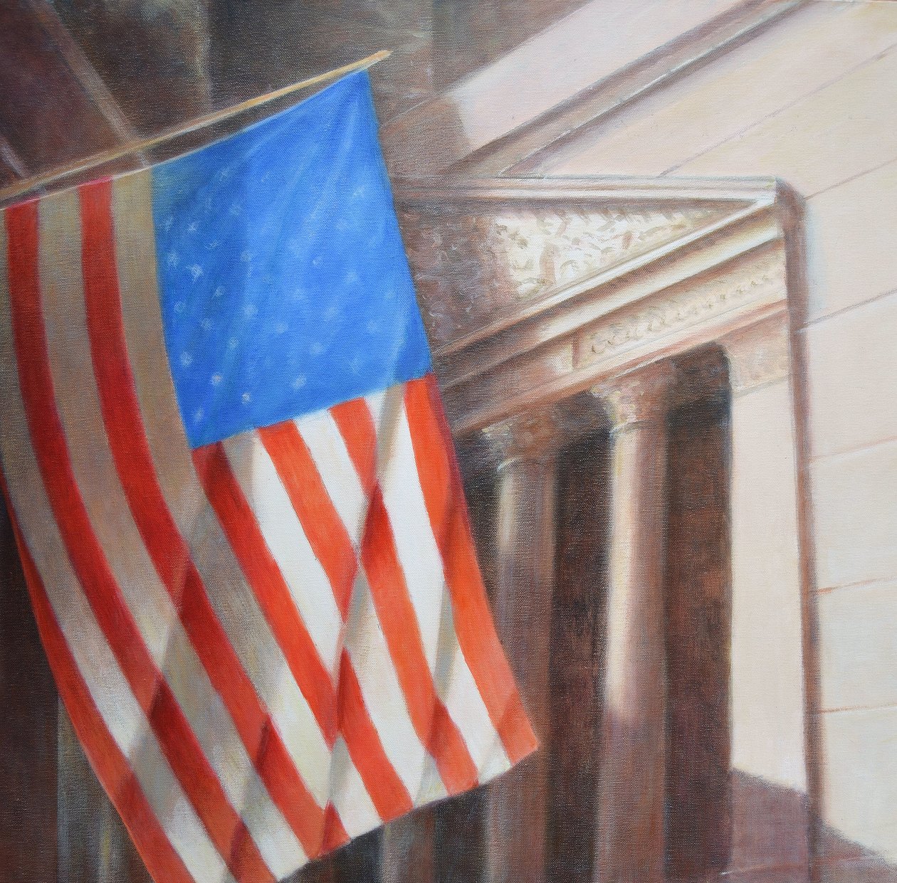 Stars & Stripes, NY Stock Exchange av Lincoln Seligman