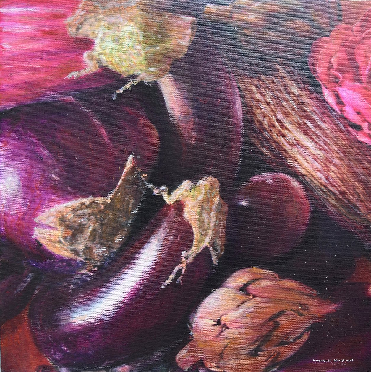 Stilleben, aubergine av Lincoln Seligman