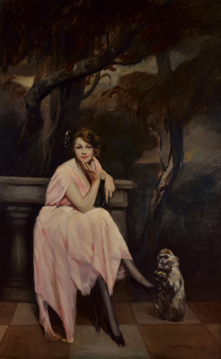 Miss in Pink, 1923. av Lino Selvatico