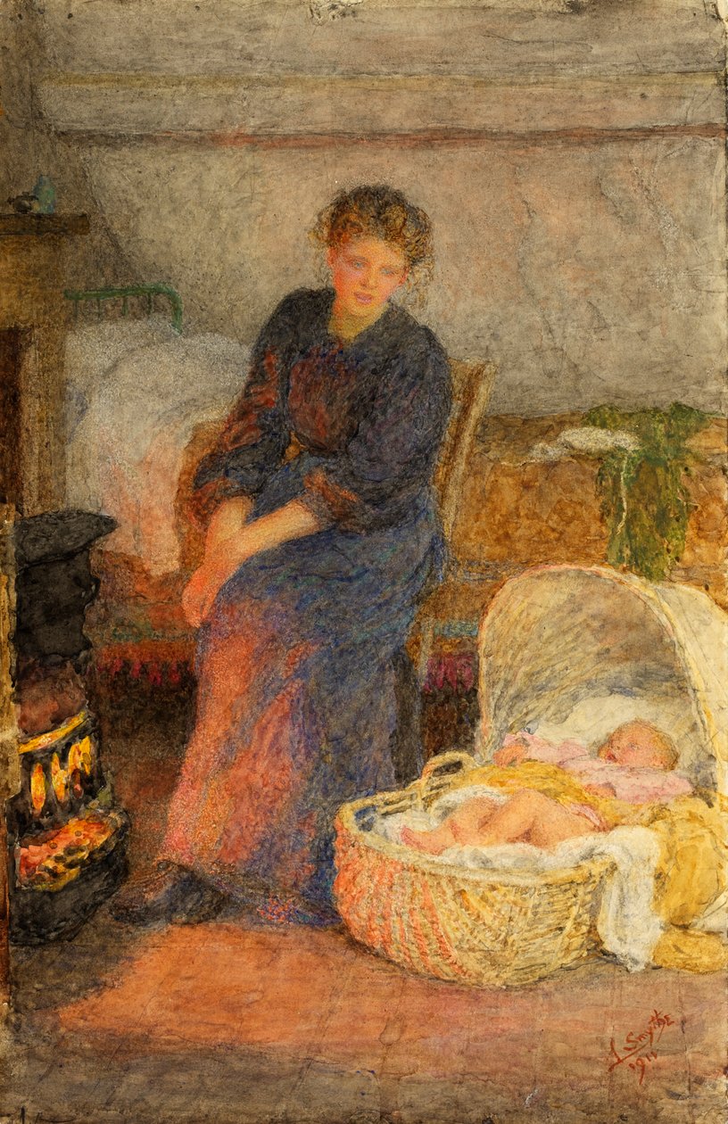 Når livet er vanskelig, er det bedre å være ung, 1911 av Lionel Percy Smythe