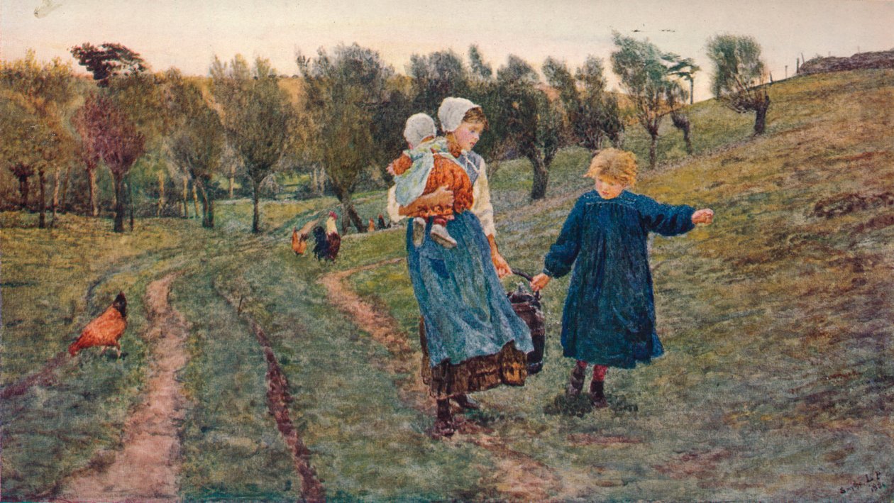 Hjem, c1900 av Lionel Percy Smythe