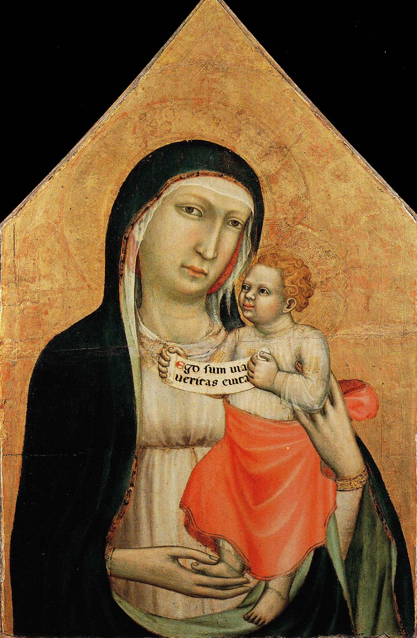 Madonna og barn (1310-1320) av Lippo di Benivieni