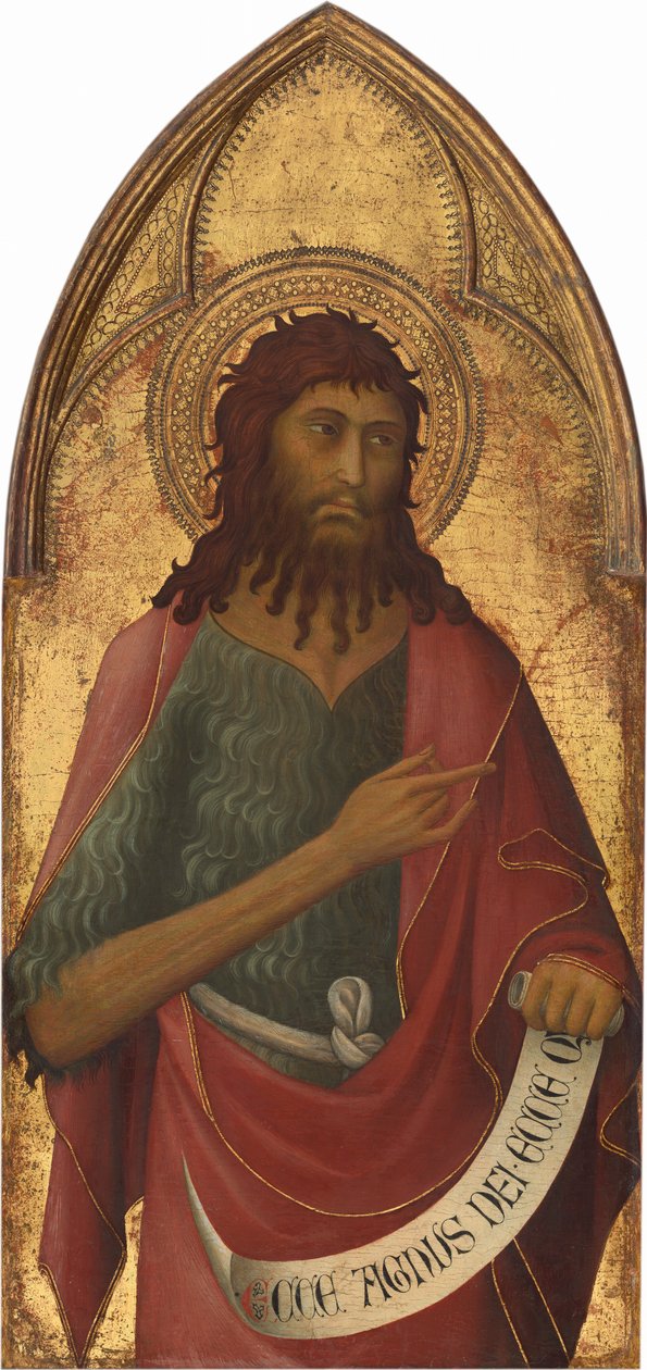 Døperen Johannes, sannsynligvis ca. 1325. av Lippo Memmi