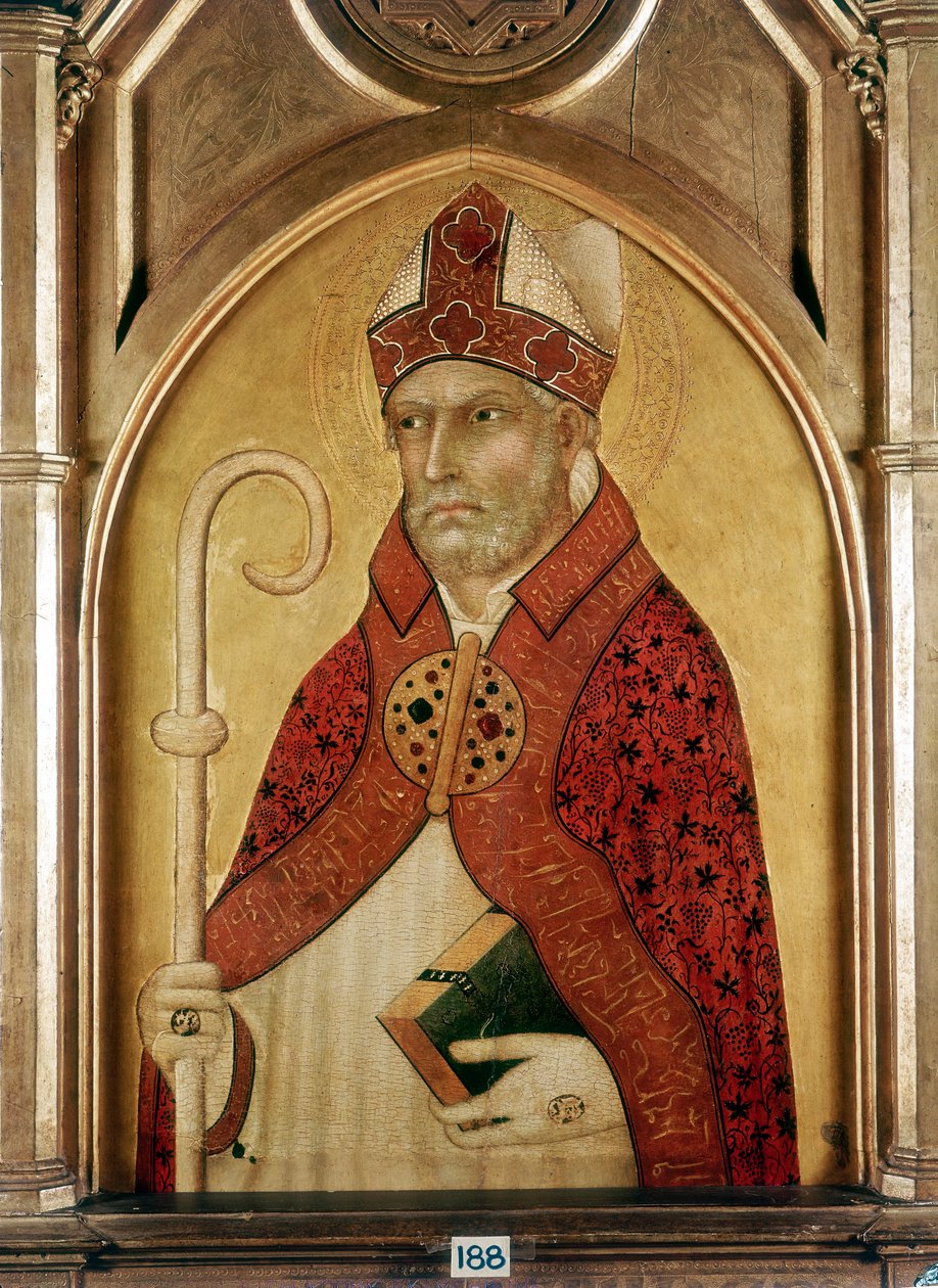 St Augustine of Hippo, tidlig på 1300-tallet av Lippo Memmi