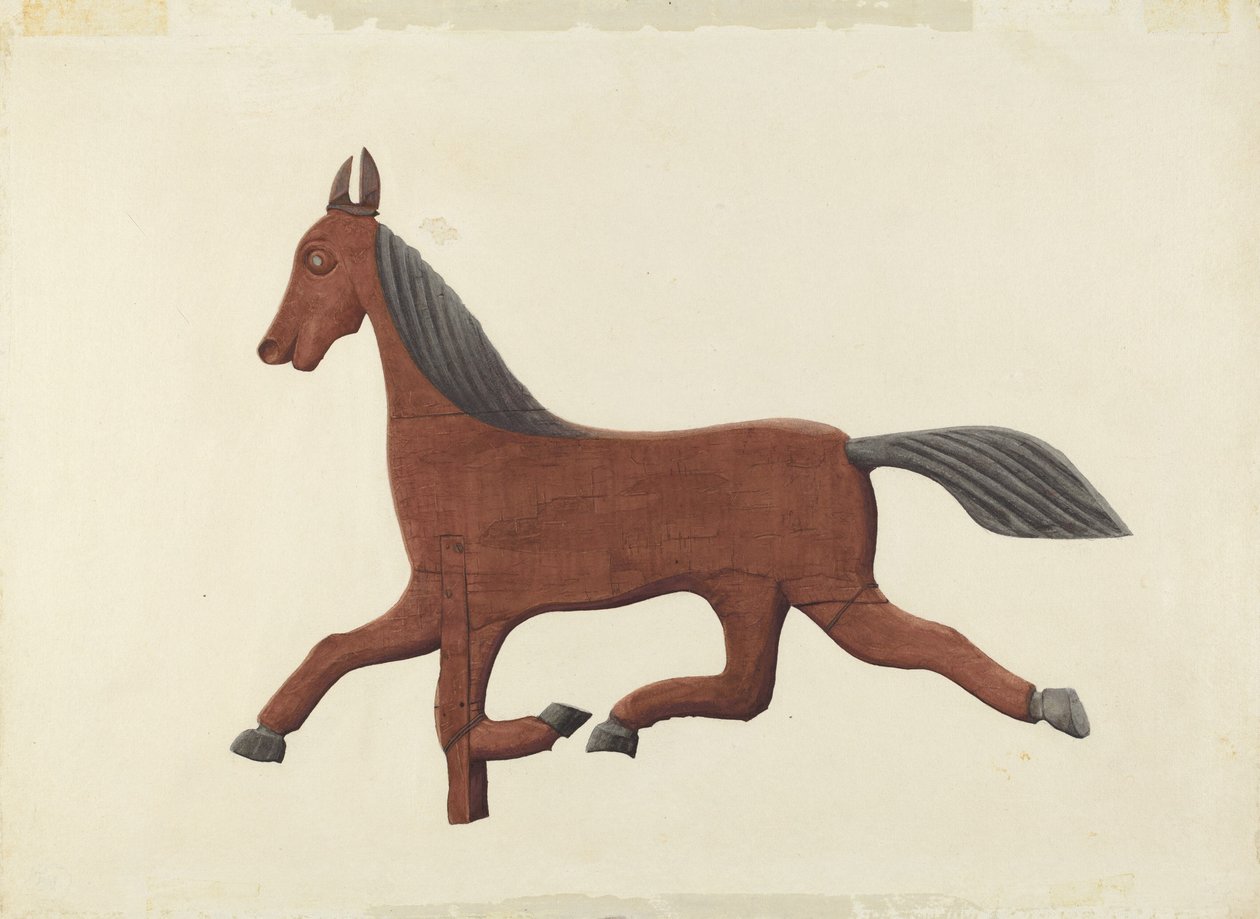 Horse Weather Vane, sannsynligvis 1938. av Lloyd Broome