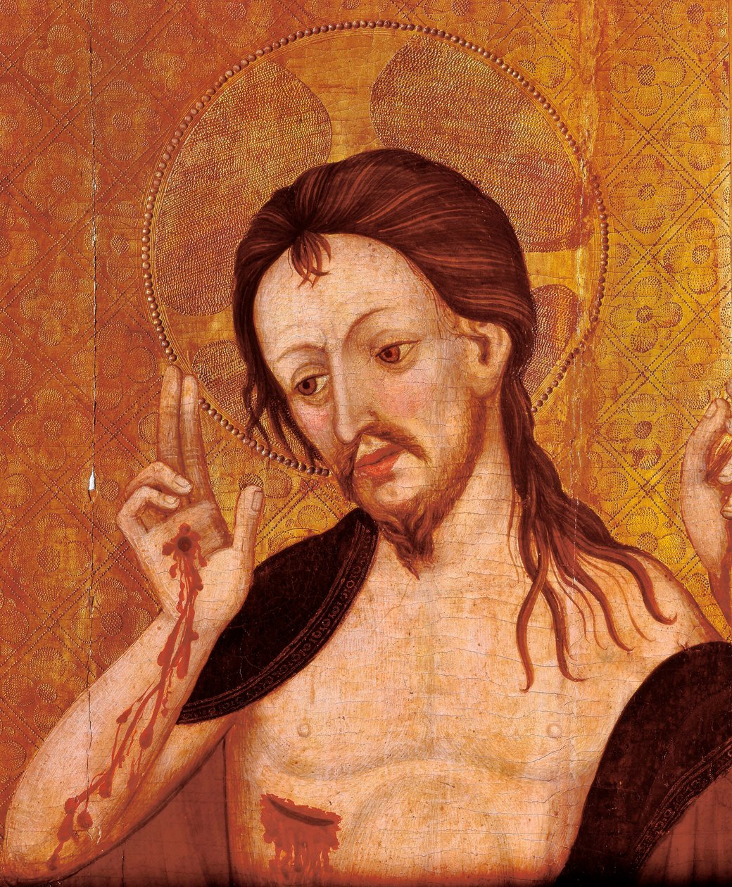 Oppstandelse, detalj, tidlig på 1400-tallet (tempera) av Lluís Borrassà