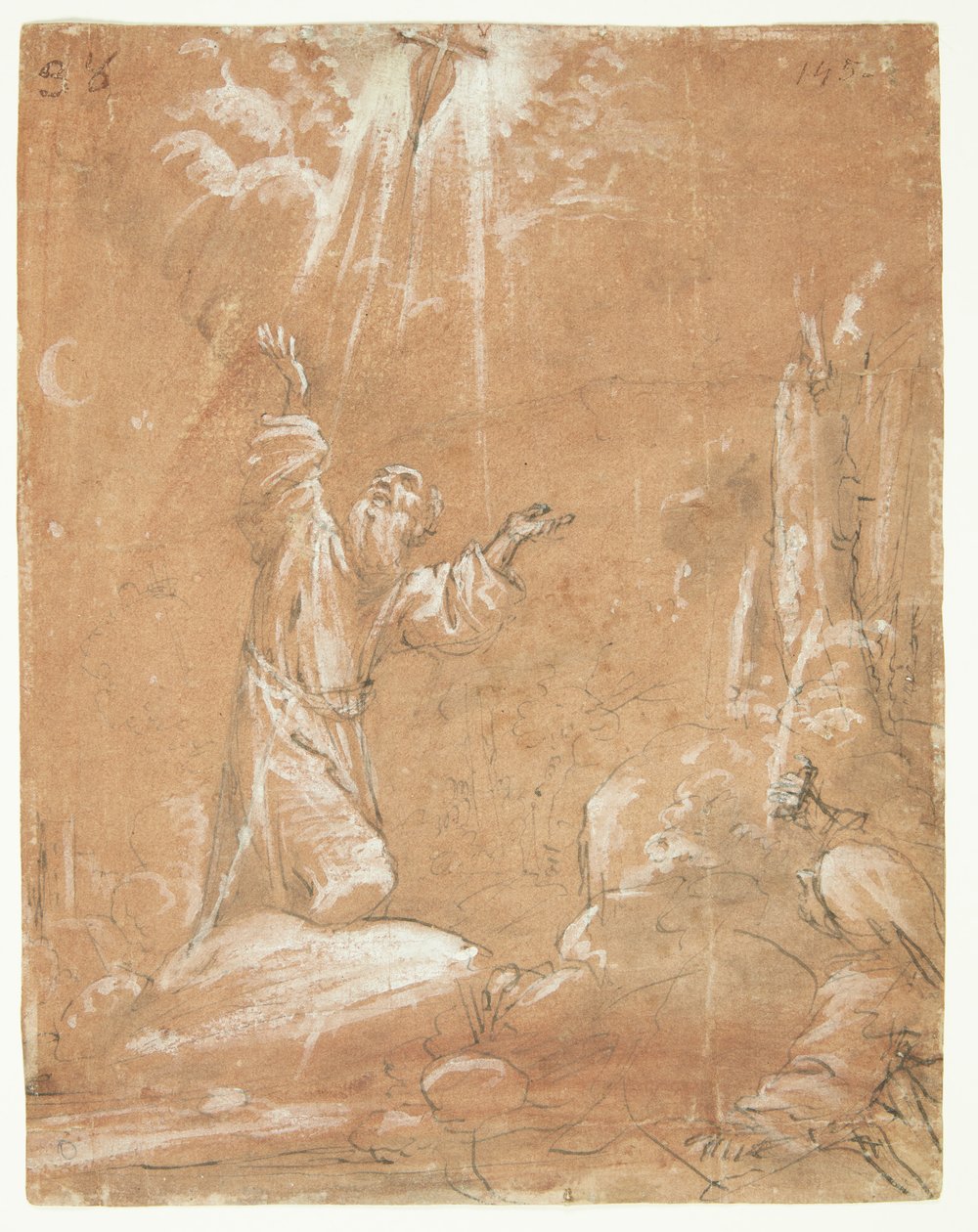 Stigmatisering av den hellige Frans av Assisi av Lodovico Carracci