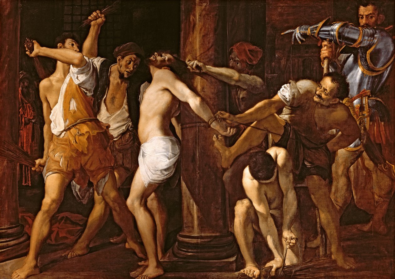 The Flagelation of Christ, 1586-87 av Lodovico Carracci