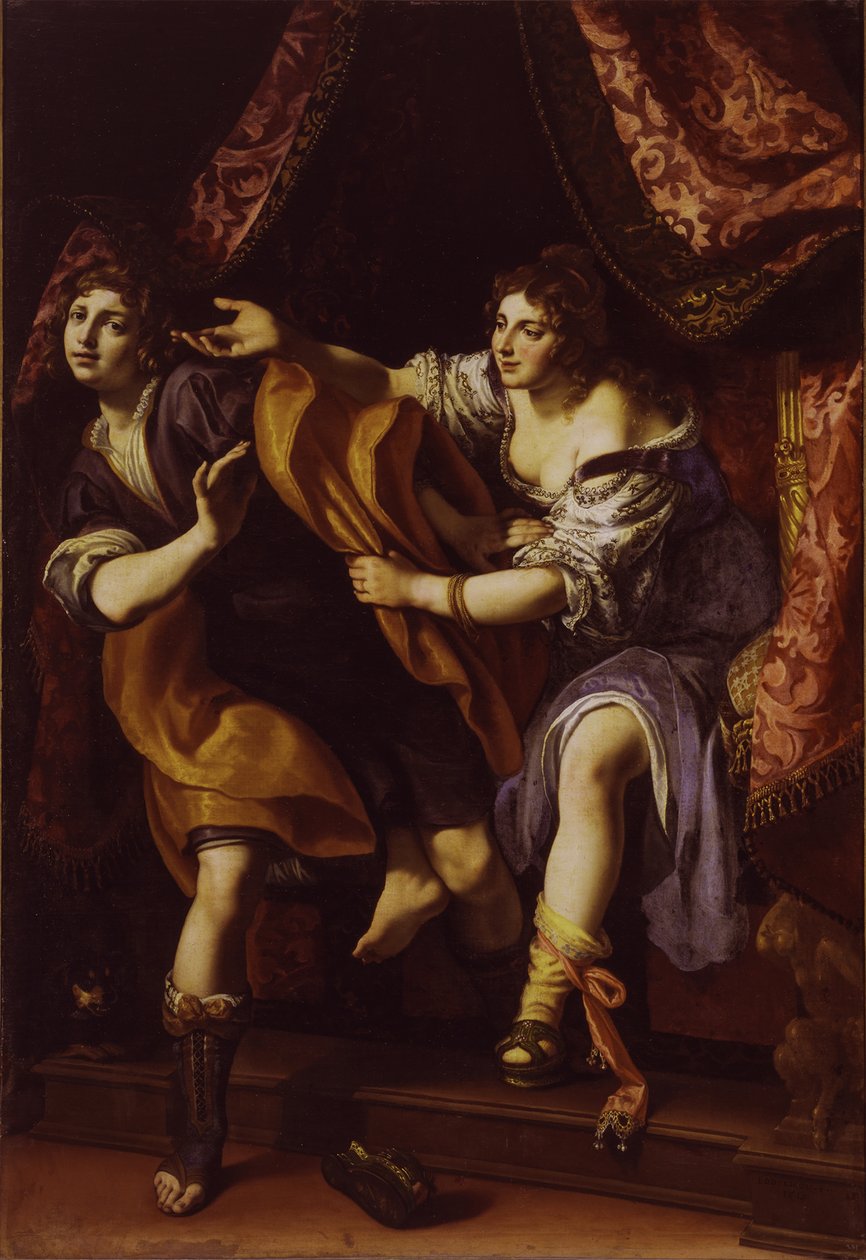 Josef og Potifars kone, 1610. av Lodovico Cigoli