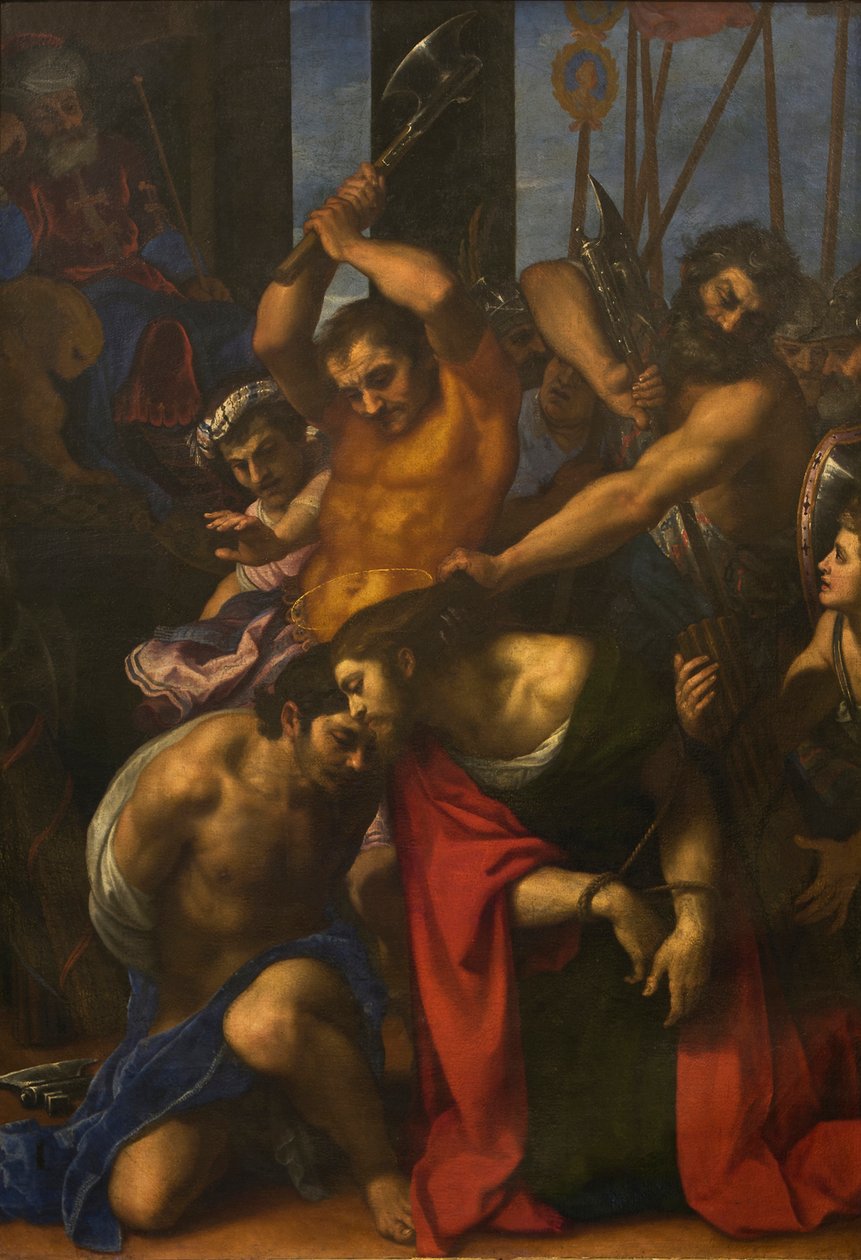 Martyrium av Saint James and Josiah, 1605. av Lodovico Cigoli