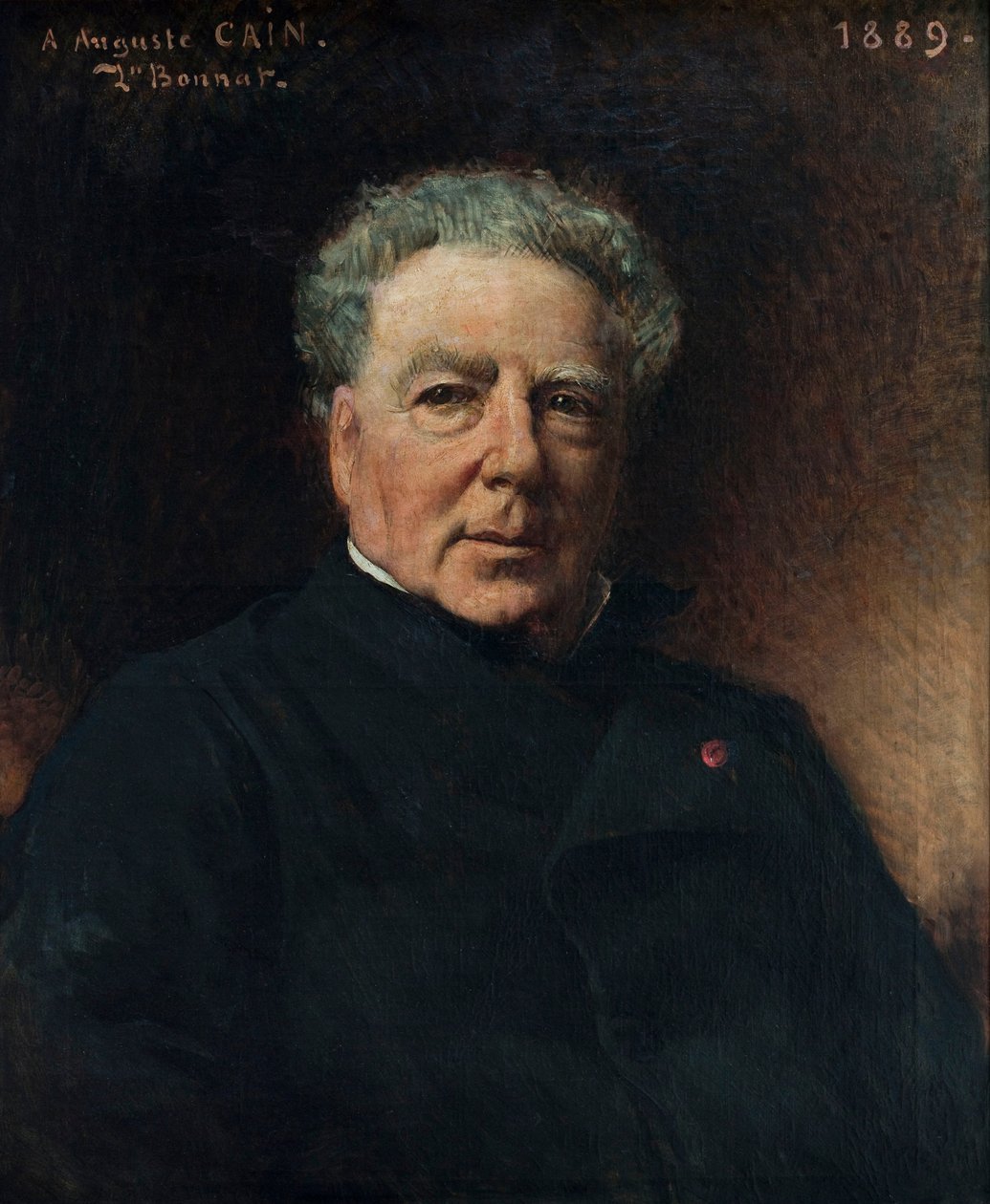 Portrett av Auguste-Nicolas Cain 1821-1894, 1889. av Léon Bonnat