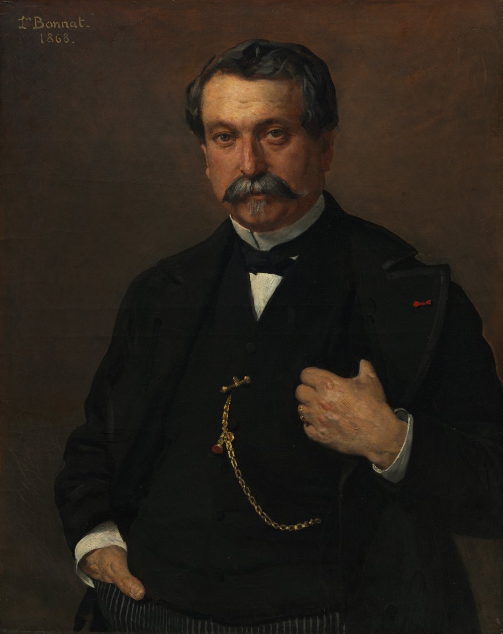 Portrett av en mann, 1868. av Léon Bonnat