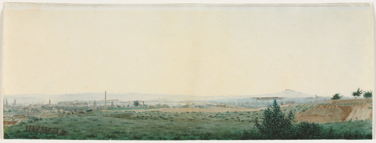 Landskap nær Paris av Léon Bonvin