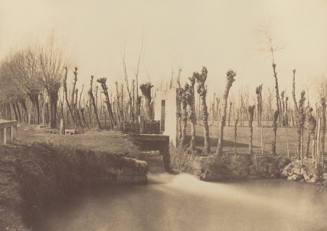 Landskap, Montebello, ca. 1860. av Léon Gérard