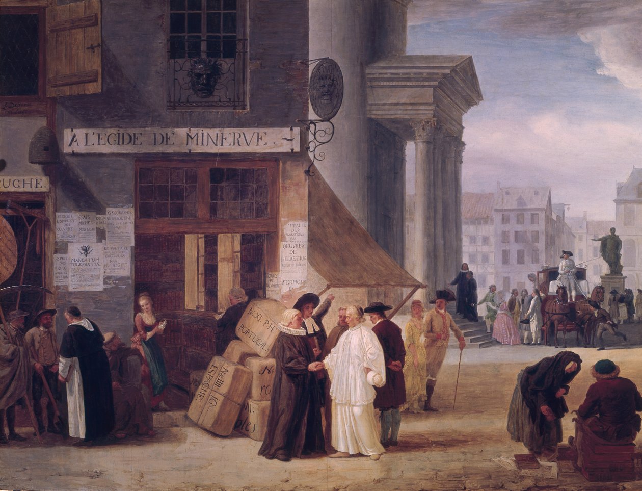 Ved Aegis of Minerva av Léonard Defrance