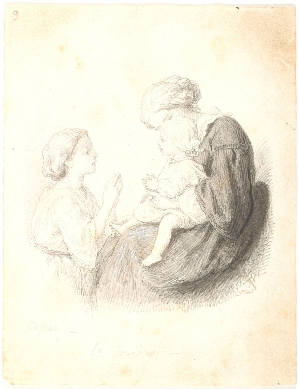 Morgenbønnen av Lorenz Frølich