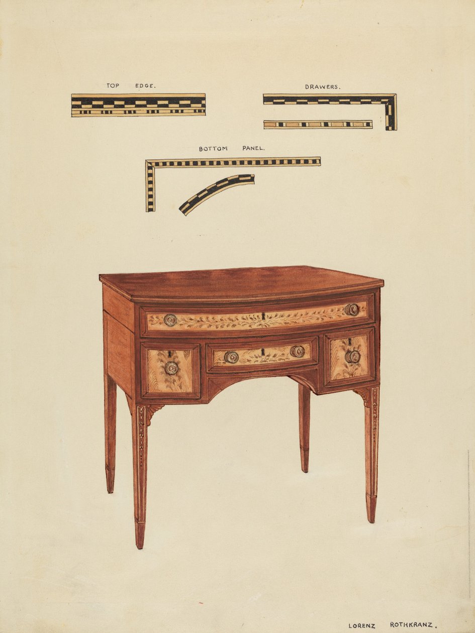 Sminkebord, ca. 1938. av Lorenz Rothkrantz