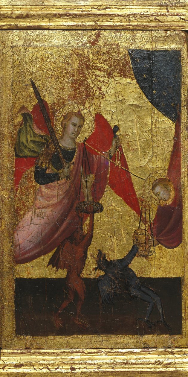 Saint Lawrence går i forbønn for sjelen til keiser Henry II av Lorenzo di Niccolò