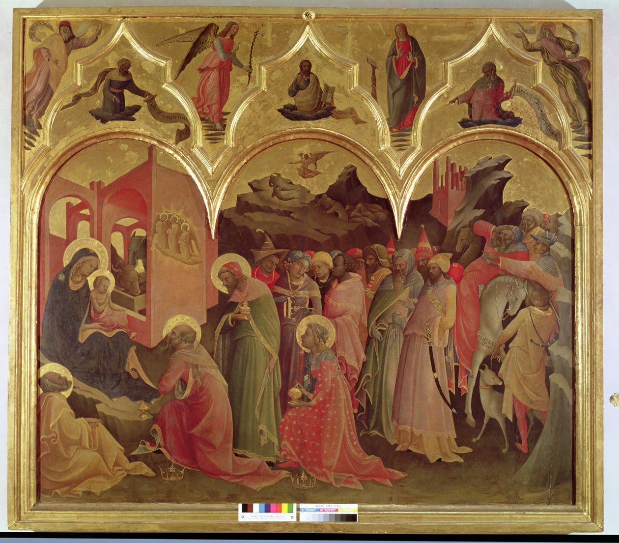 The Adoration of the Magi, 1422 (tempera på panel) av Lorenzo Monaco