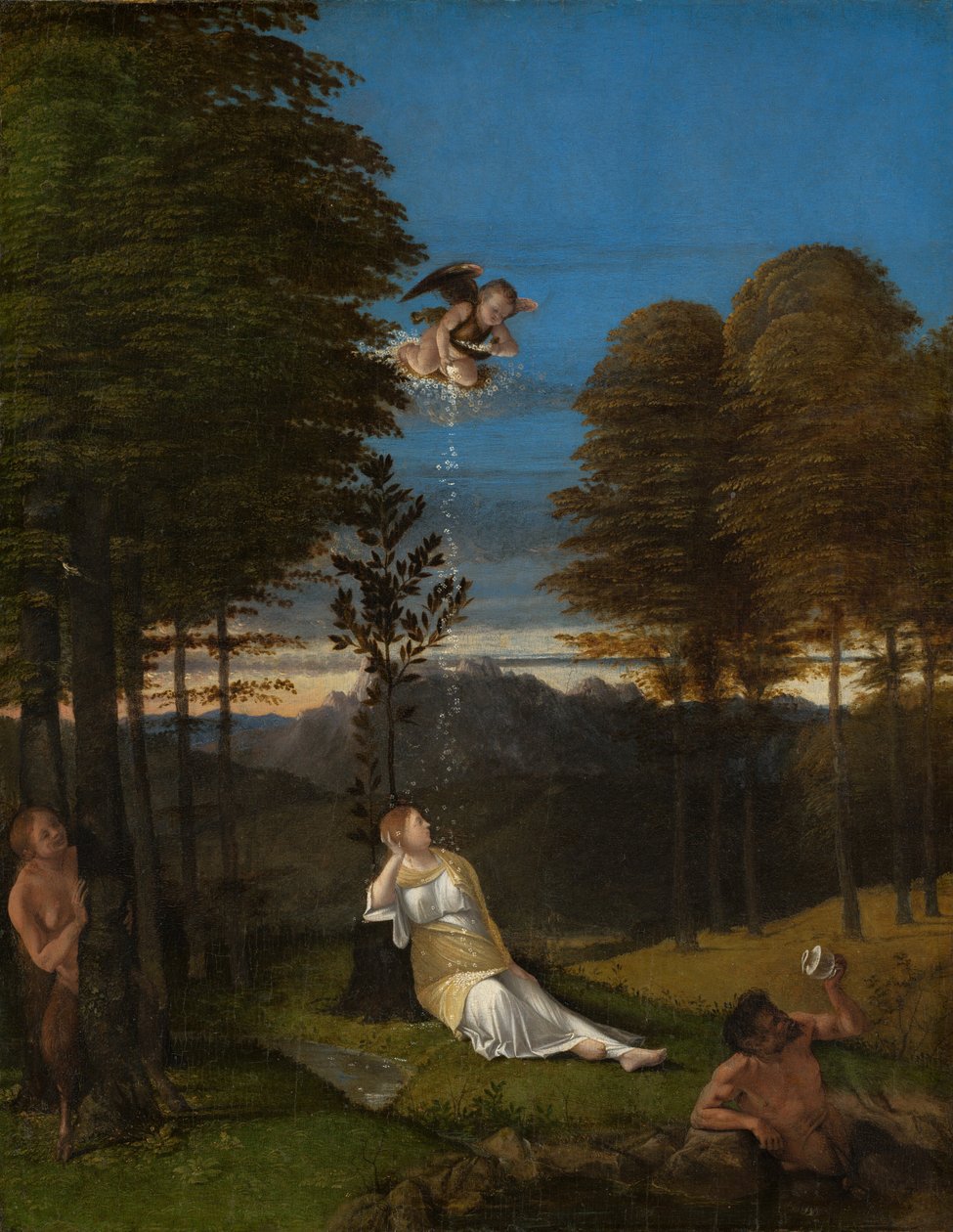 Allegory of Chastity, ca. 1505. av Lorenzo Lotto