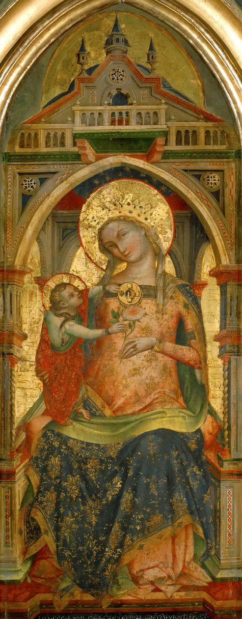 Madonna og barn, 1372. av Lorenzo Veneziano