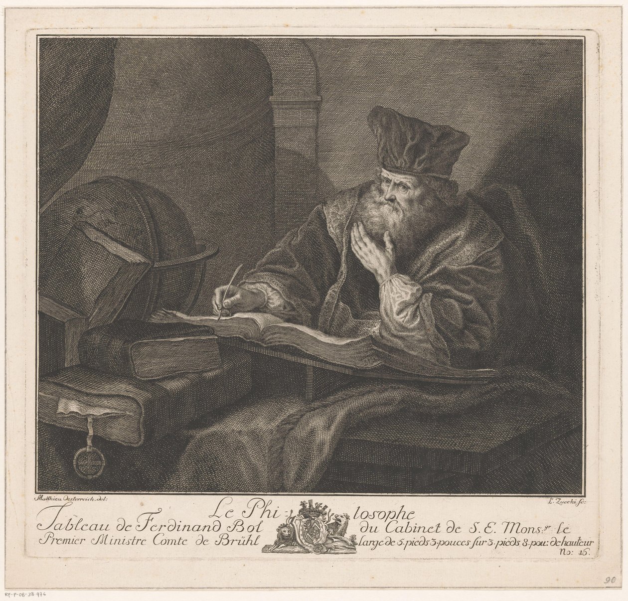 Filosoof Le Philosophe (tittel på objekt) av Lorenzo Zucchi