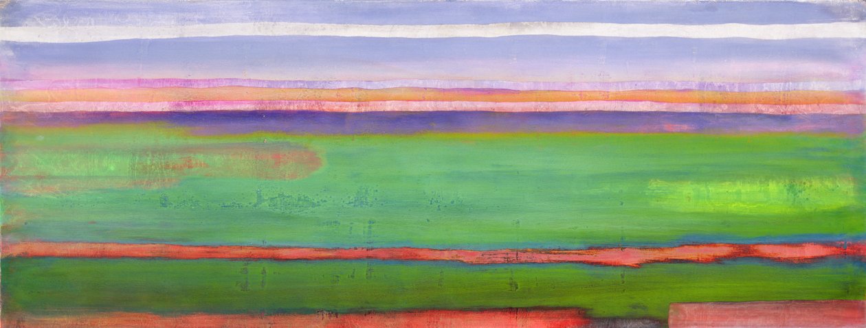 Anticipation, 2001 (olje og skjellakk på gesso på panel) av Lou Gibbs