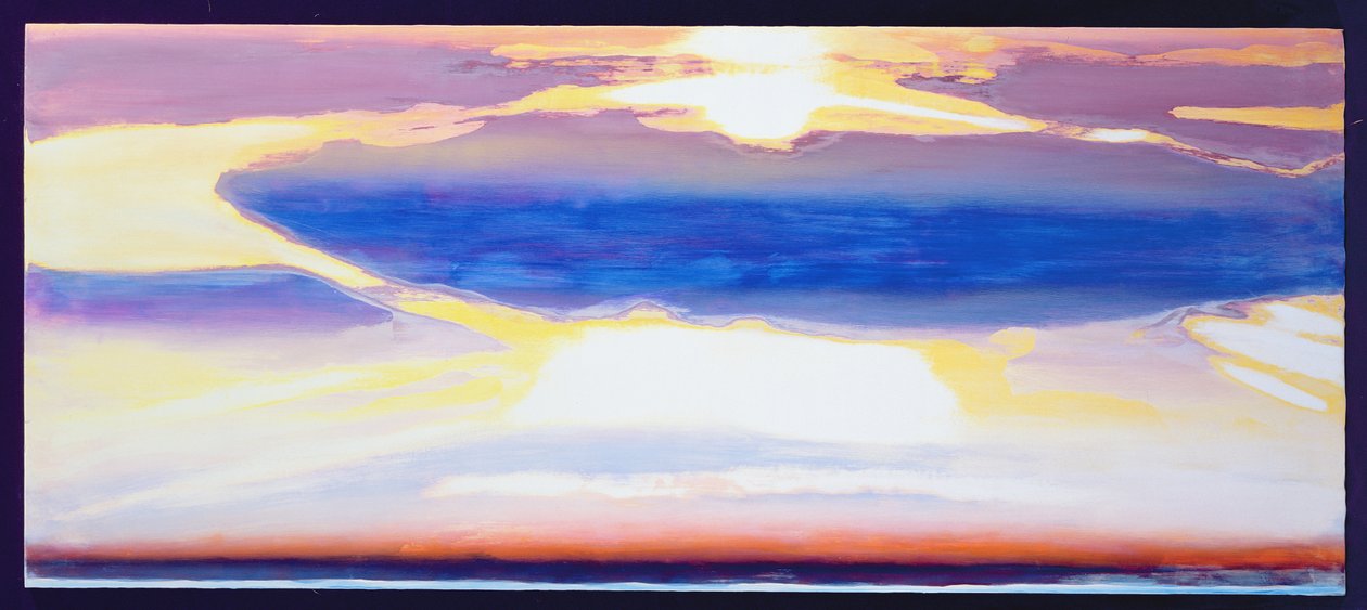 Skyscape (blandet media) av Lou Gibbs