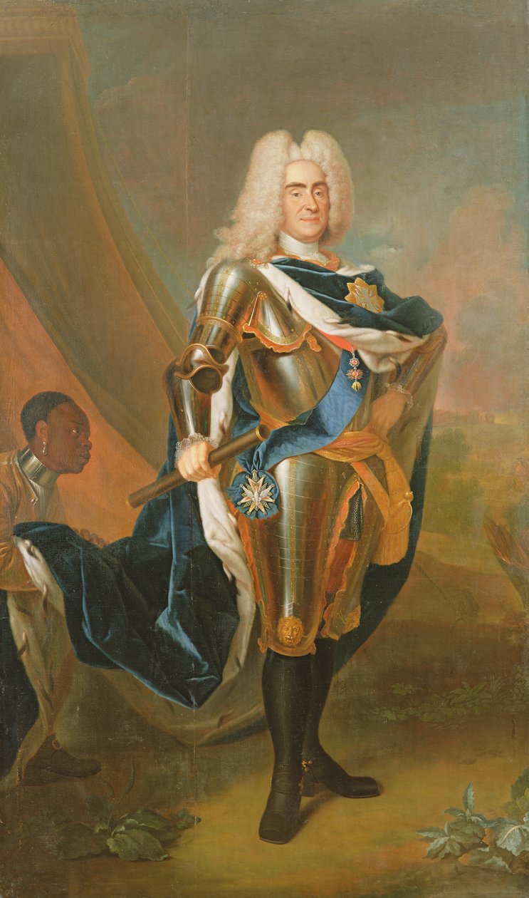 Kong Augustus II av Polen, før 1730 av Louis de Silvestre