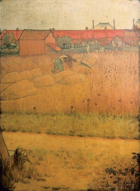 Le FauchernCatala: El segadorn Engelsk: The Harvest, or Mower at Noon reapern av Louis Anquetin