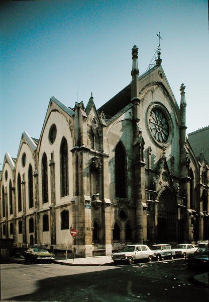 St. Eugenes kirke, bygget i 1855 av Louis Auguste Boileau