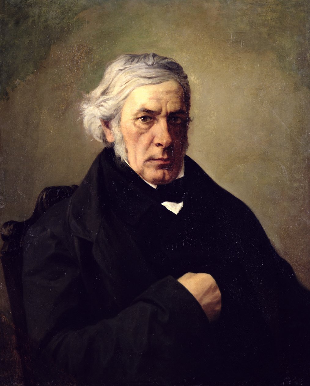 Portrett av Victor Cousin (1792-1867) ca. 1881 av Louis Claude Mouchot