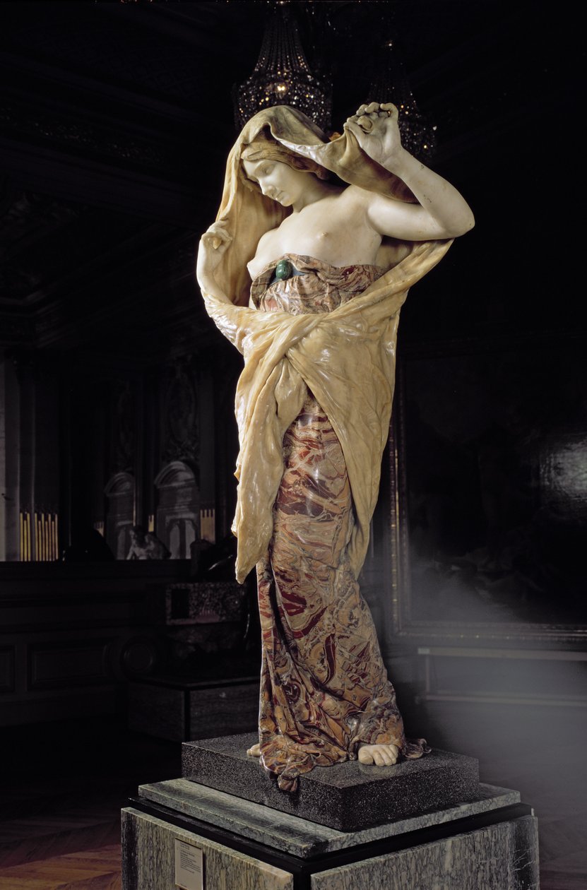 Naturen åpenbarer seg for vitenskapen, 1899 (marmor og onyx) av Louis Ernest Barrias