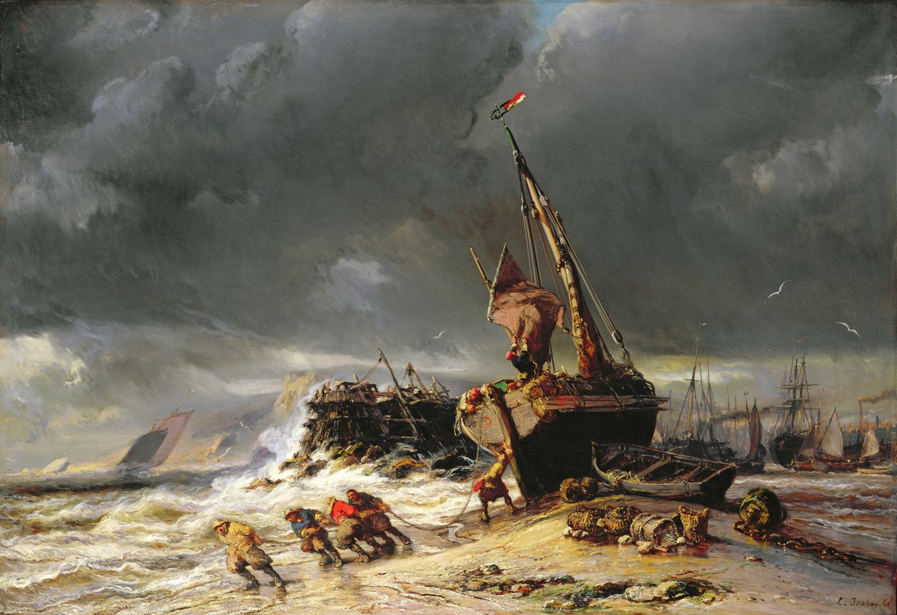 Lavvann, 1861 av Eugene Isabey