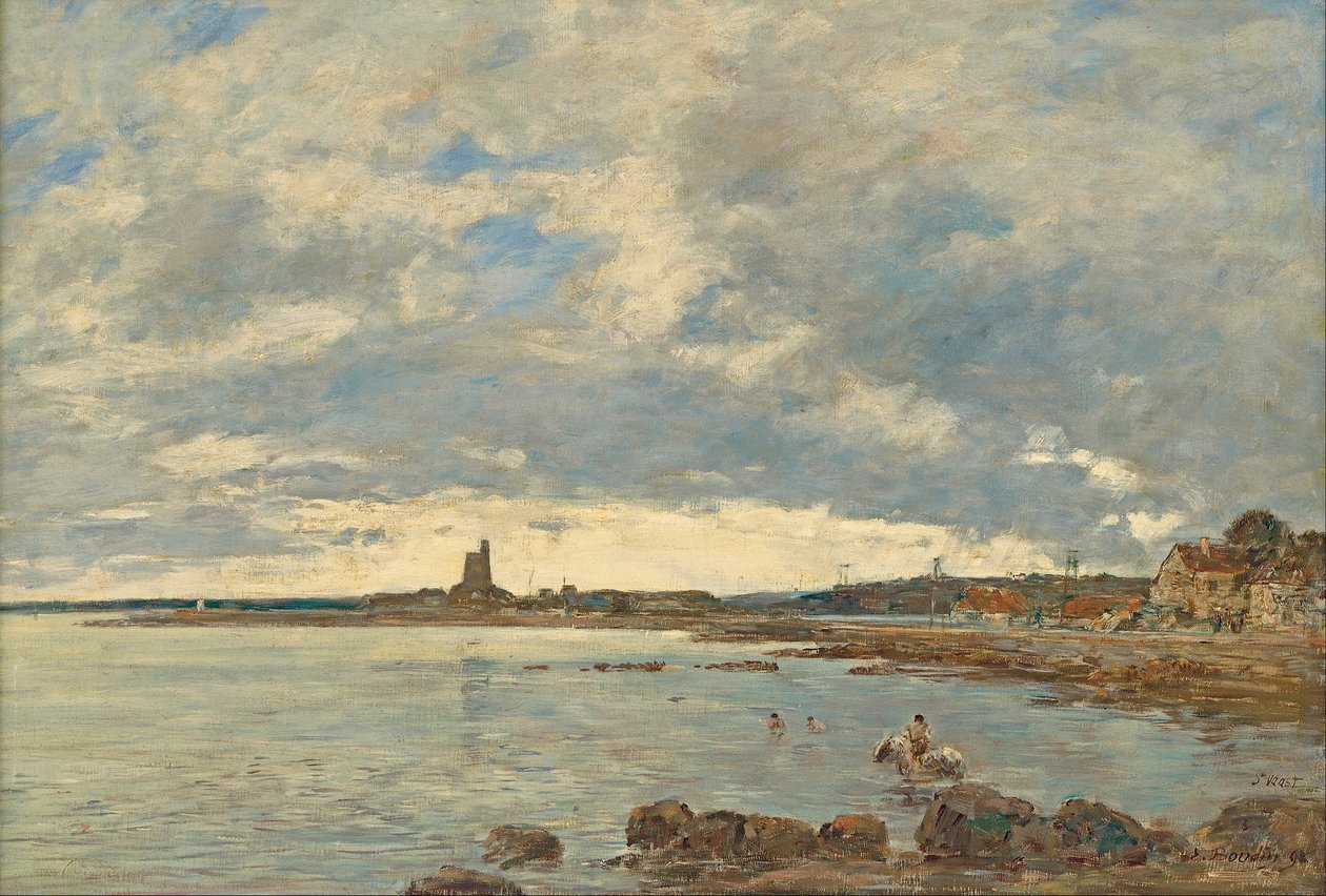 St. Vaast-la-Hougue av Eugene Louis Boudin