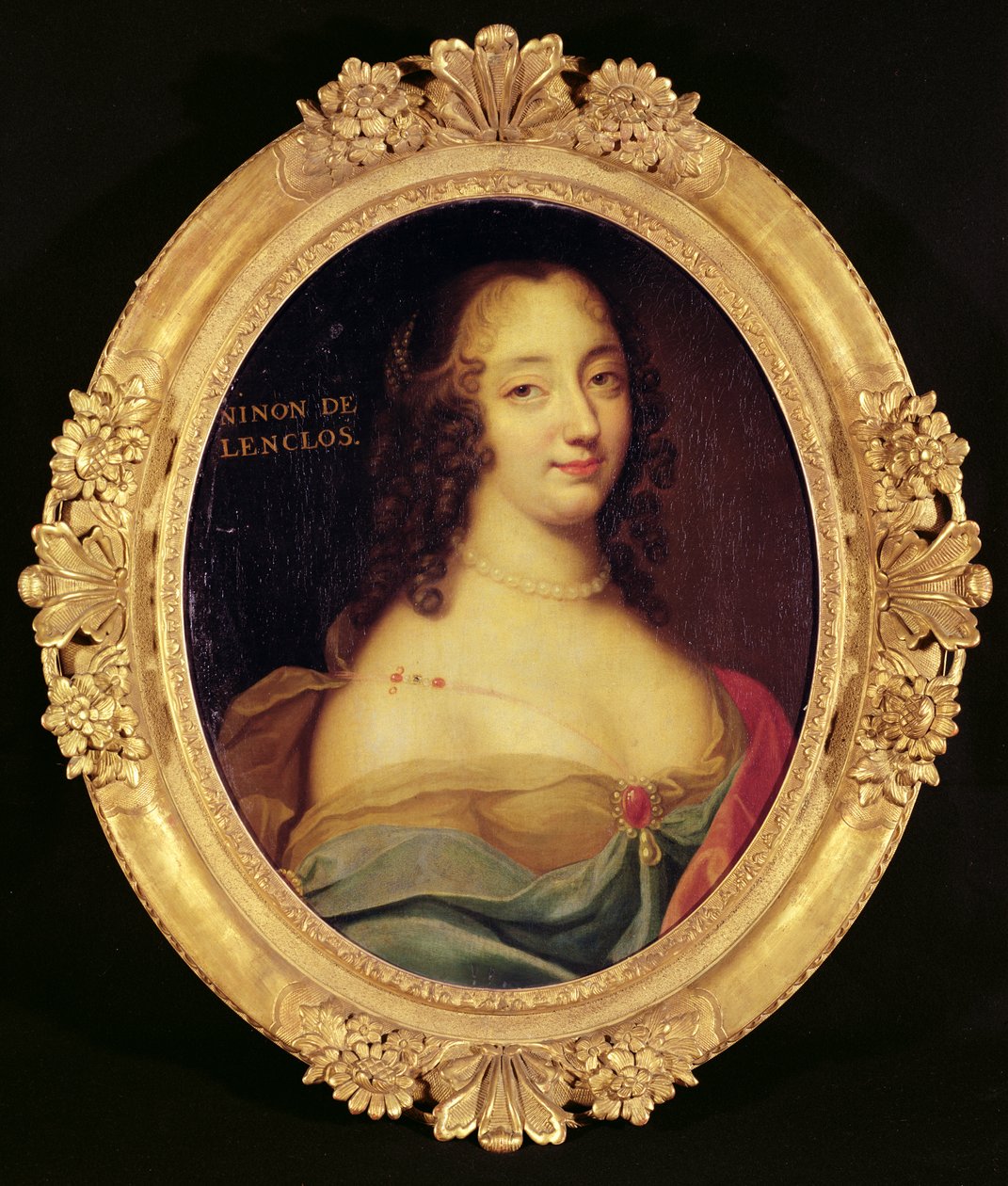 Ninon de Lenclos (1616-1706) (se også 183893) av Louis Ferdinand Elle