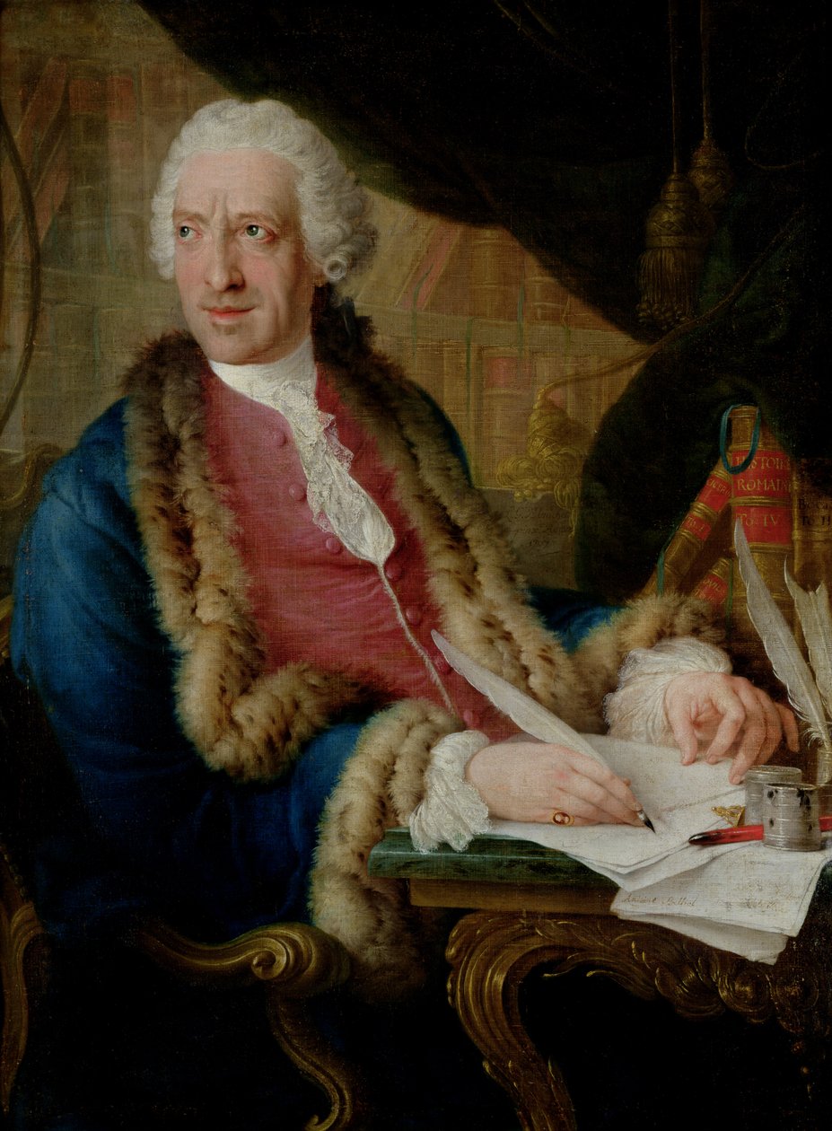 Portrett av en gentleman, 1767 av Louis Gabriel Blanchet