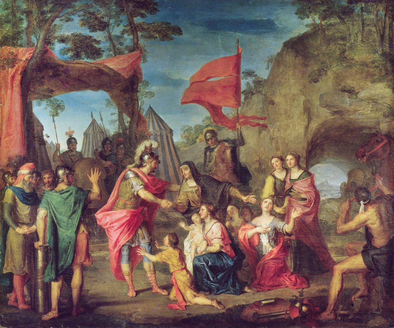 Coriolanus i Volscian Camp, 1747 av Louis Galloche