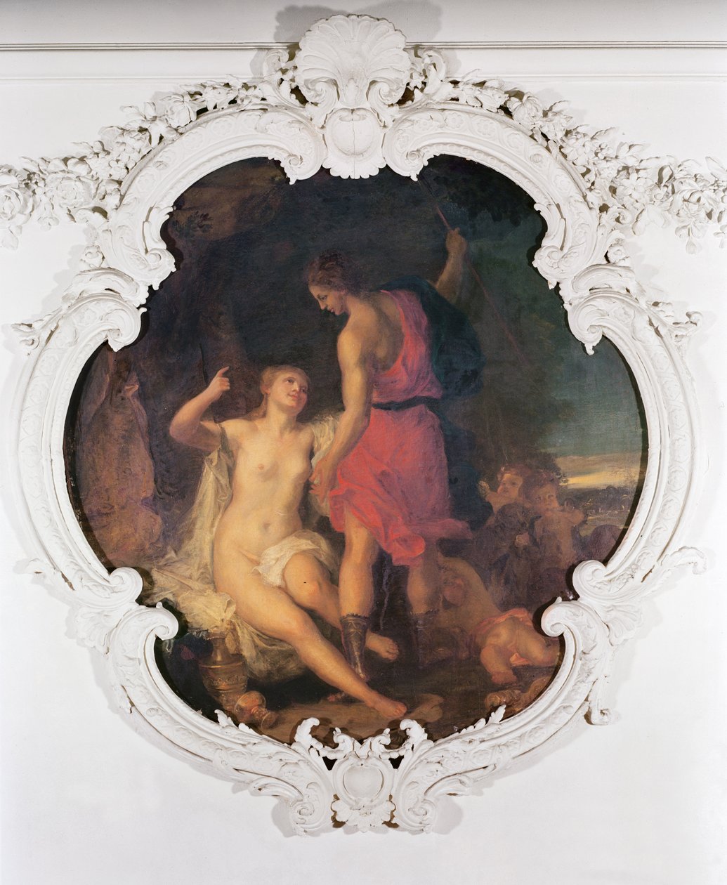 Venus og Adonis, fra rådsrommet av Louis Galloche