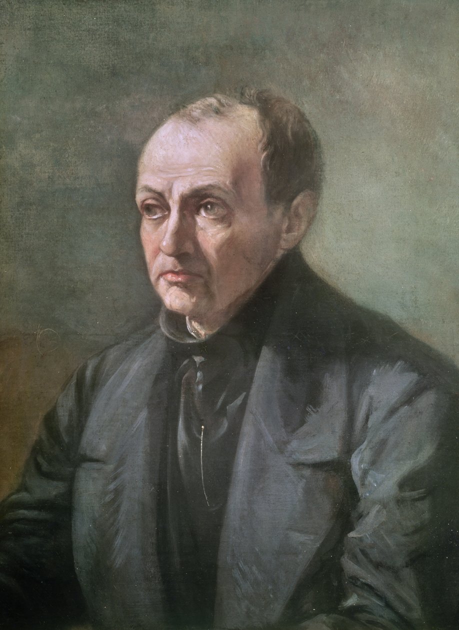 Auguste Comte (1798–1857) av Louis Jules Etex