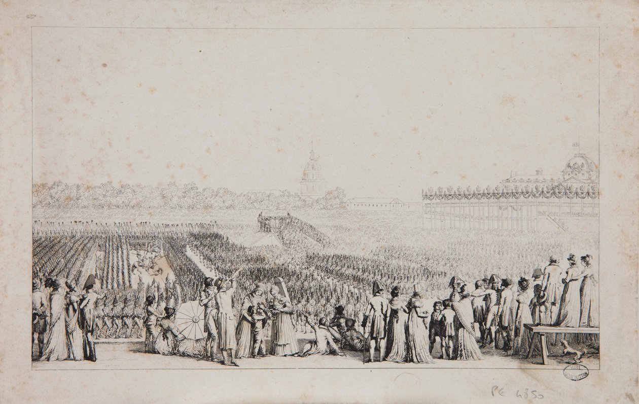 Dag for Champ de Mai, 1815 av Louis Lafitte