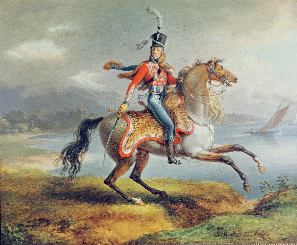 Rytter selvportrett, 1806-08 av Louis Lejeune