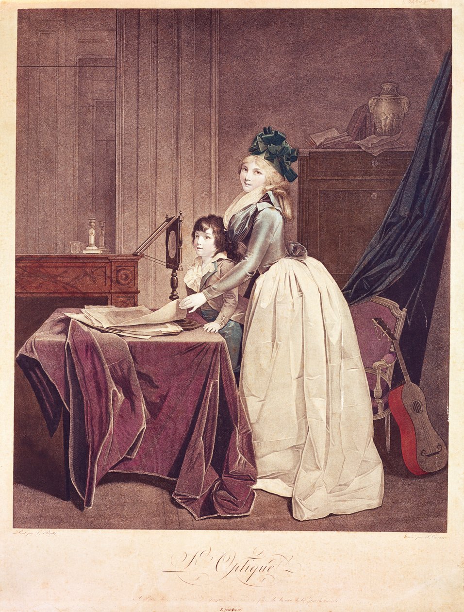 Den optiske illusjonen, 1794 av Louis Leopold Boilly