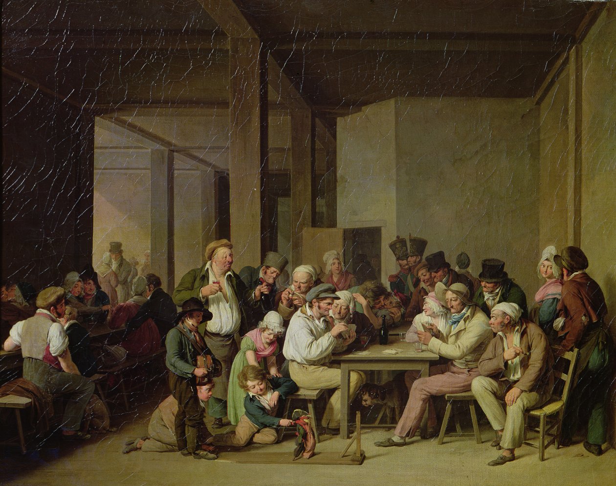 Inn Scene av Louis Leopold Boilly