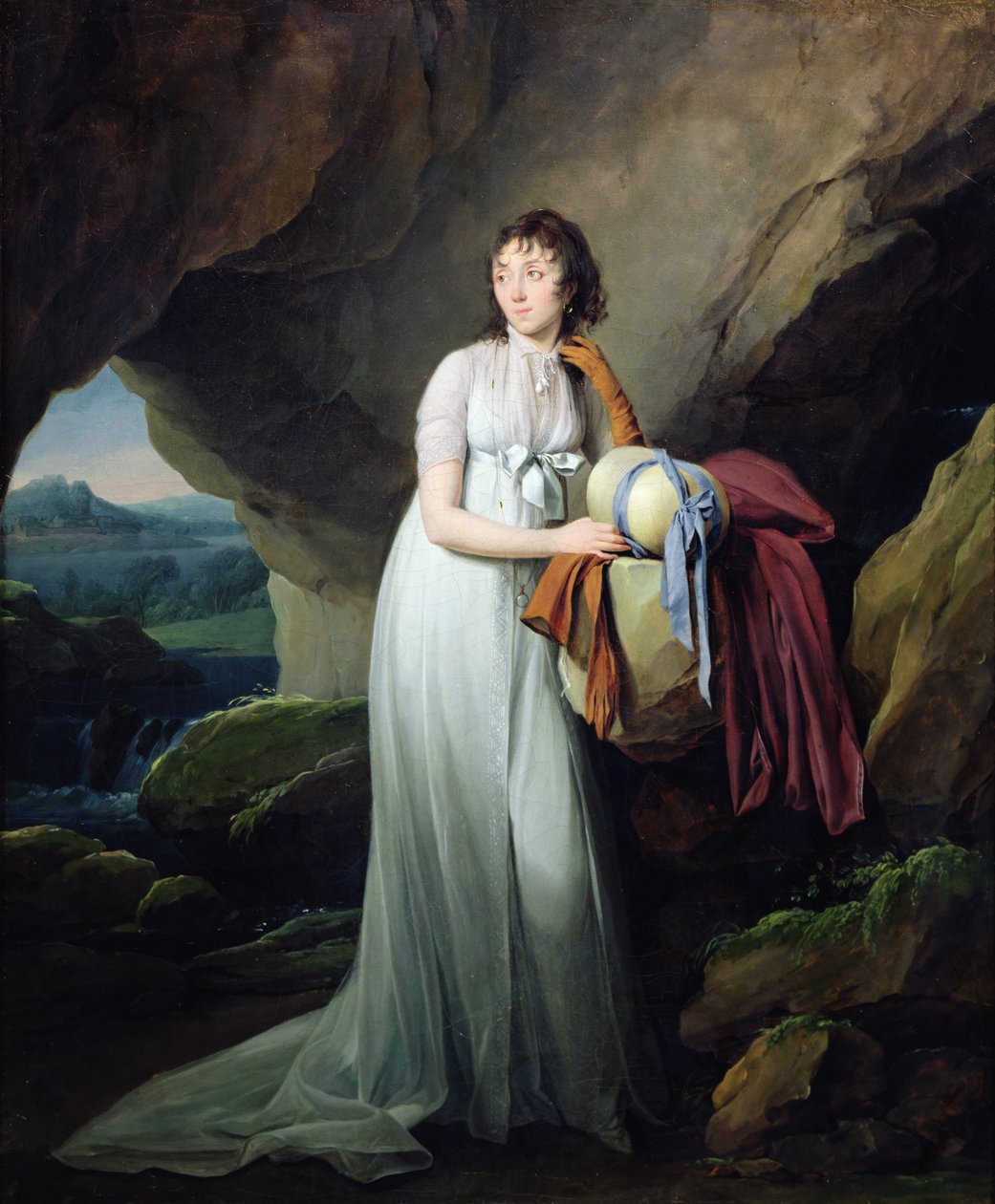 Portrett av en kvinne i en hule, muligens Madame d